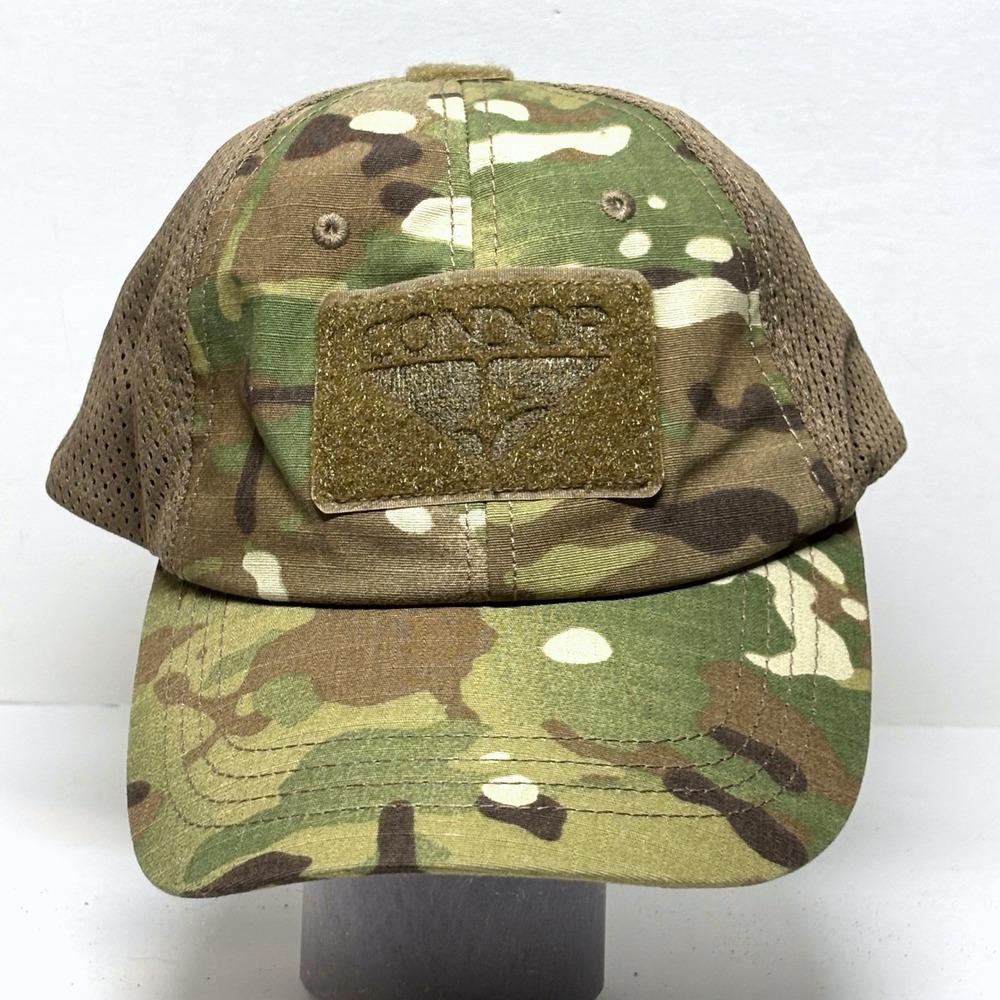 Condor Mesh Tactical‎ Cap Mens OSFM MultiCam Camo Patch Hat TCM-008